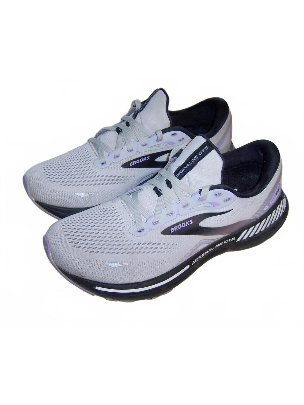 Brooks Adrenaline GTS 23 Womens 11 Narrow Gray Running Shoes